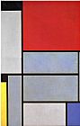 Mondrian Paintings - Tableau I by Piet Mondrian